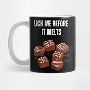 Lick me on choclate day adult humor Mug